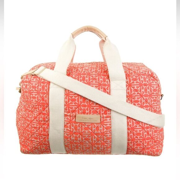 India Hicks Riviera Duffel - Poppy Red - NEW - Picture 1 of 10